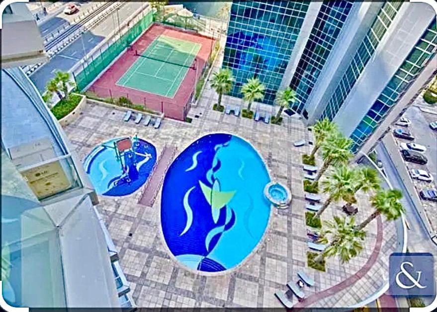 Marina View With Pool, Gym, Tennis Court, 5 Mins To Beach Dubai Eksteriør billede