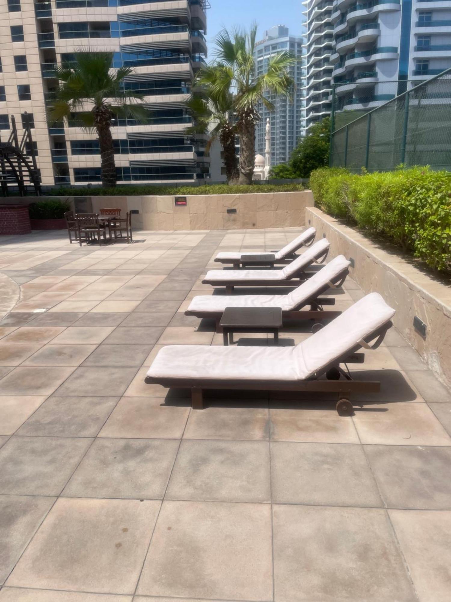 Marina View With Pool, Gym, Tennis Court, 5 Mins To Beach Dubai Eksteriør billede