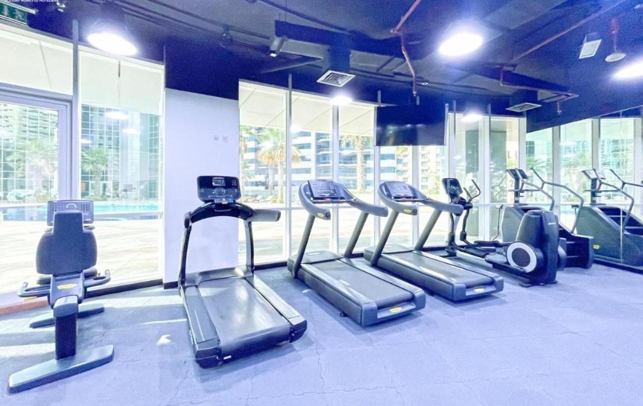 Marina View With Pool, Gym, Tennis Court, 5 Mins To Beach Dubai Eksteriør billede